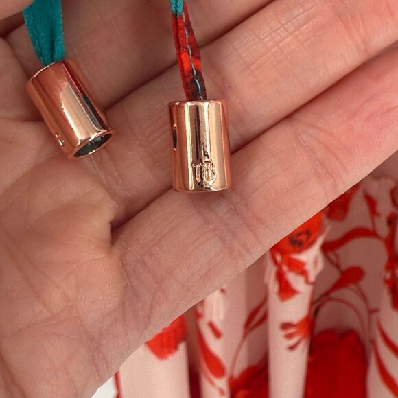 Ted Baker London Camelis Fantasia Midi Dress Sleeveless Women 1 Floral Turquoise - Picture 4 of 15